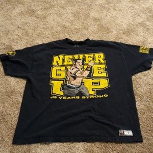 John Cena 10 years wrestling shirt wwe superstar